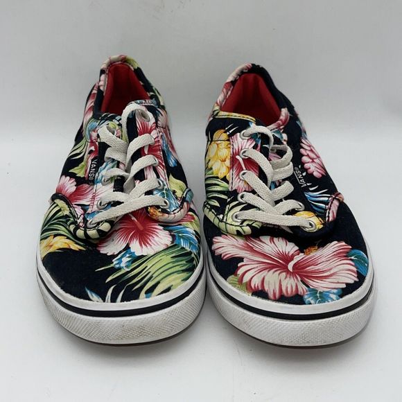 Vans Hawaiian low-top floral tropical canvas sneakers shoes, Women’s 6.5 Men 5 - Picture 3 of 7